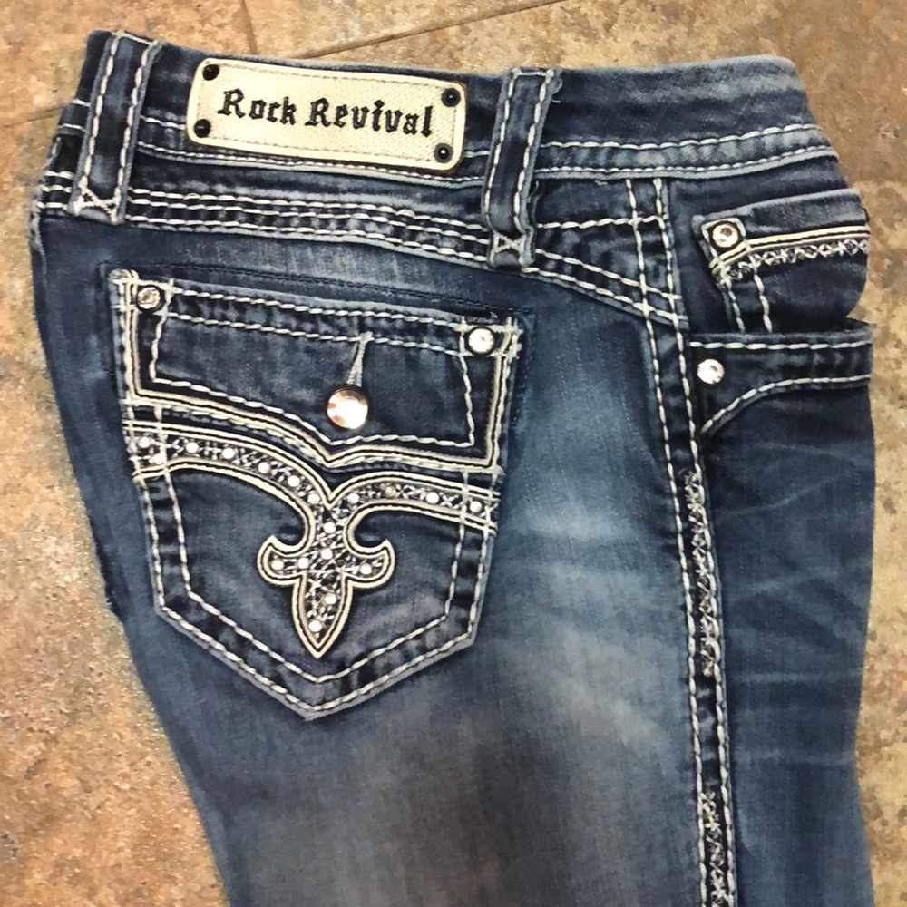 Medium-Light wash Bootcut Rock Revival